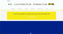 Desktop Screenshot of lichtensteinfoundation.org